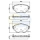thumbnail image 2 of Pastillas Freno para auto COMLINE CBP32234, 2 of 4