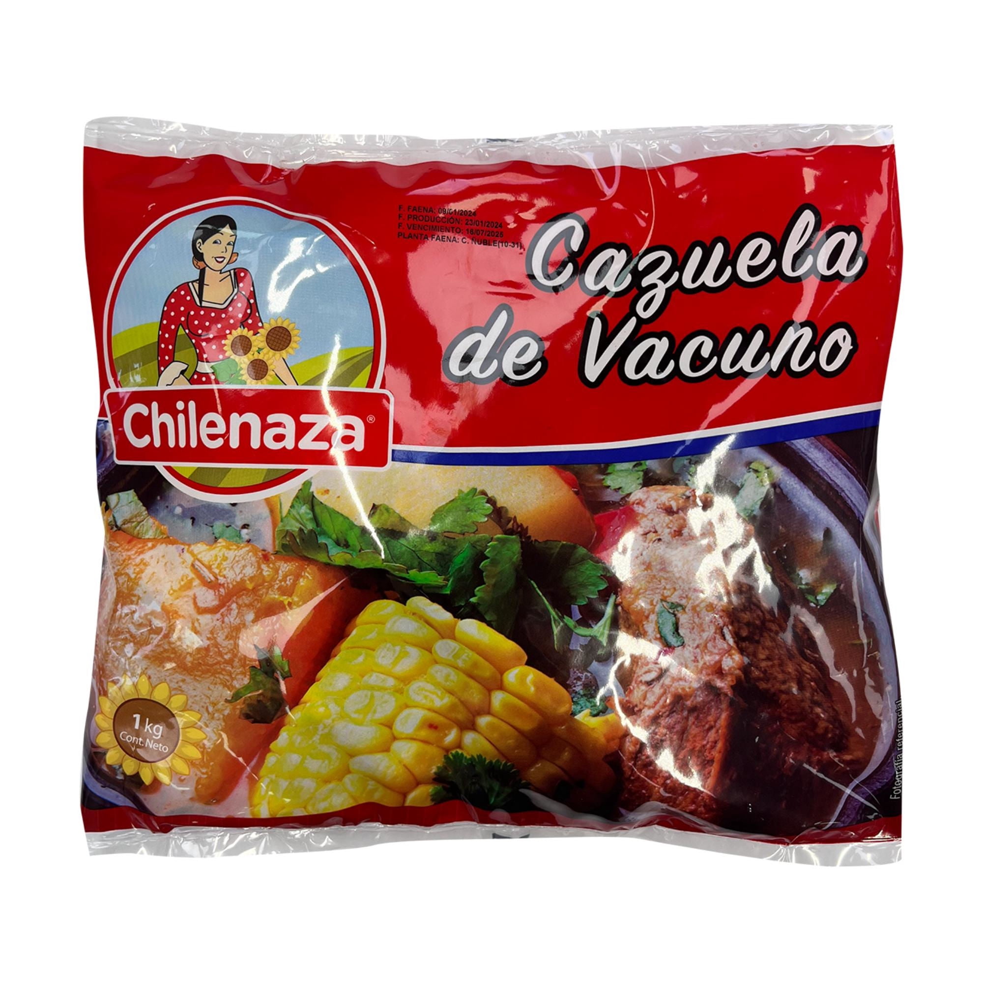 Cazuela De Vacuno Congelada 1,0 kg Chilenaza