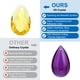 thumbnail image 3 of Uxcell Colgantes de Cristal K9 Cuentas en Forma de Lágrima, 4 Paquetes de Prismas de Araña de 50mm Partes de Cuentas Colgantes para Lámpara de Bricolaje, Tono Dorado, 3 of 6