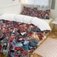 thumbnail image 3 of Spider-Man 3 Piece Sets Full/Queen Size - Reversible Microfiber Quilts with 2 Shams Soft Lightweight Bedspread Coverlet Comforter for All Season Bed Sheets, 3 of 5