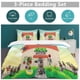 thumbnail image 5 of Plants Vs Zombies Quilt Set Thicken Soft 3 Pieces Bedding Set All Season Duvet Cove with 2 Pillowcases for Adult Women Girls Teens Home Room Decor, 5 of 5