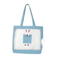 Ioensy - Bolso De Hombro Que Camina Resistente Al Desgaste Para El Transporte Bolsa De Transporte Para Mascotas Para Perro Gato Azul