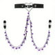 thumbnail image 3 of 1pc Heart-Shaped Choker with Nipple Clamps and Chain for Couple Sex Play, 3 of 3