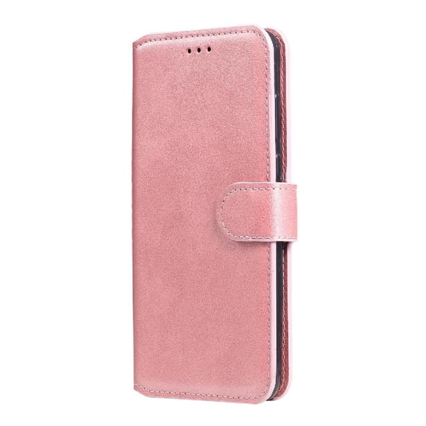 Funda Billetera para Xiaomi Poco M5s 4G con Porta Tarjetas y Soporte Ajustable Rosa