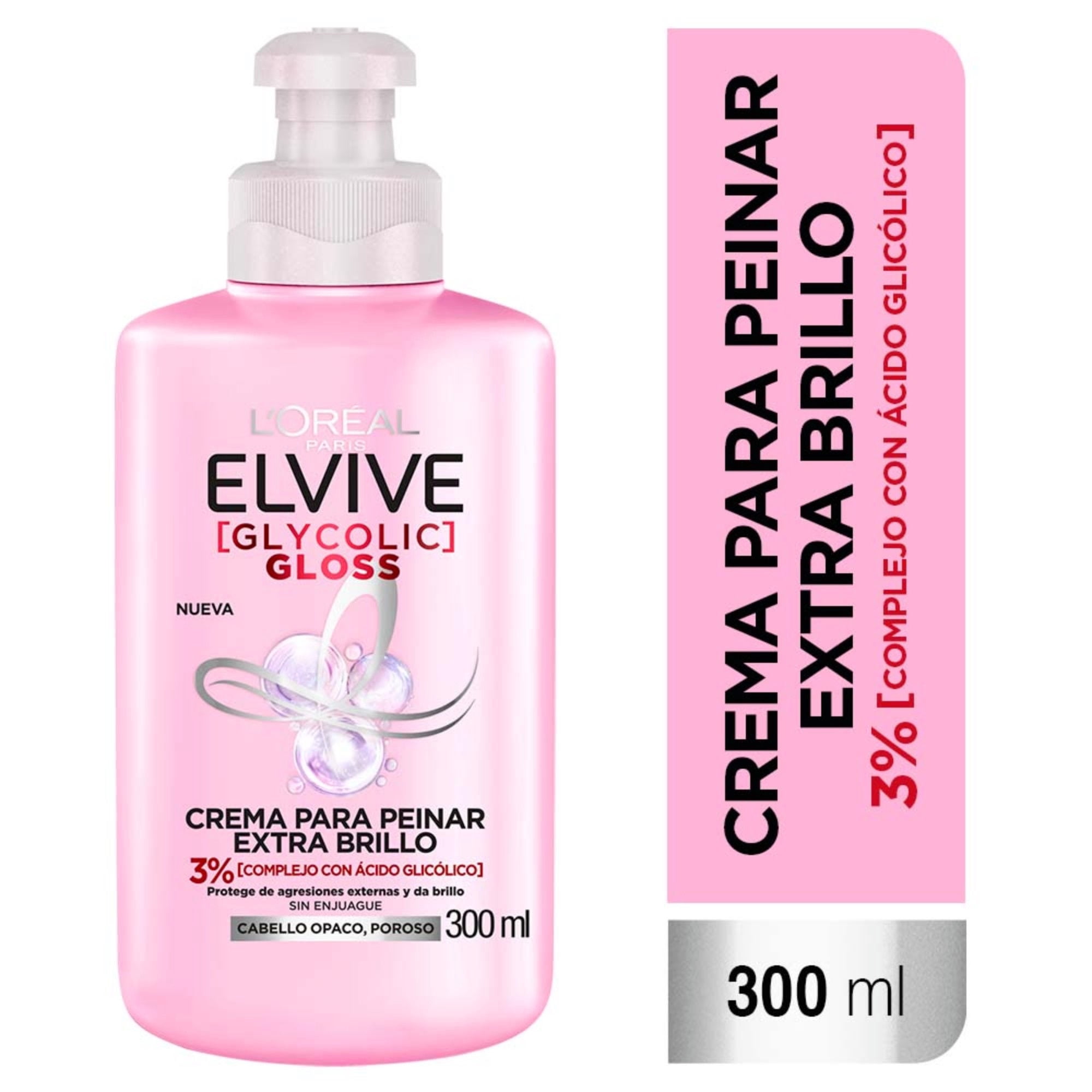 Crema Para Peinar Elvive Glycolic Gloss
