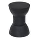 thumbnail image 3 of Mesa Lateral Zuo Wisdom de Madera de Mango Pintada Negra con Forma Redonda, 3 of 8