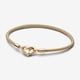 thumbnail image 2 of Pulsera Pandora Moments con cadena con tachuelas chapada en oro de 14 quilates, 2 of 2