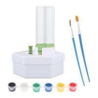 Magideal - Limpiador De Brochas De Pintura, Taza De Enjuague, Enjuagadores De Brochas De Reciclaje De Agua Para Pintura Acrílica, Pintura Al Óleo, Pinceles Para Verde 2 Pincel 6 Pintura