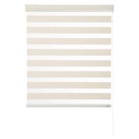 Bertex - Cortina Roller Duo Traslúcido Crema, Alto Ajustable Máximo De 170 Cm X Ancho A Elección Para Sala, Living, Oficina O Escritorio (170 Cm De Ancho X 170 Cm De Alto)