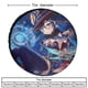 thumbnail image 2 of Genshin Impact Mona Anime Girl Funda para neumático de repuesto de tela Oxford - Tela Oxford 82CM, 2 of 6