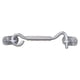 thumbnail image 1 of Cerradura De Puerta Corrediza De Granero, Pestillo De Ojo De Acero Inoxidable Para Puertas De Cercas De Madera, Plata, 1 of 5