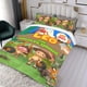 thumbnail image 3 of Leo Guardabosques Salvaje Conjunto de sábanas temático, trío de piezas, cómodo y amigable con la piel, diseño único, regalo de decoración para el hogar para familiares, amigos y fans,135cm *200cm, 3 of 6