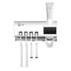 thumbnail image 1 of Upgrade Your Oral Care with Our Stylish 1pc Smart Toothbrush Sanitizer and Holder with Automatic Toothpaste Squeezer - Keep Your Toothbrush Clean and Sanitized with UV Light Technology - Perfect for H, 1 of 4