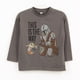 thumbnail image 1 of Polera Manga Larga Niño The Mandalorian Gris Star Wars, 1 of 3