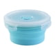 thumbnail image 1 of Contenedor De Comida Redondo Almacenamiento Plegable Cuenco De Camping Microondas Refrigerador XL 1200ML Azul, 1 of 5