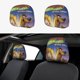 thumbnail image 1 of Laff-a-Lympics Funda Protectora Universal para Reposacabezas de Coche, Funda Elástica para Reposacabezas de Asiento de Auto, Funda de Tela Antipolvo, Accesorios de Interior 2 Piezas, 1 of 6