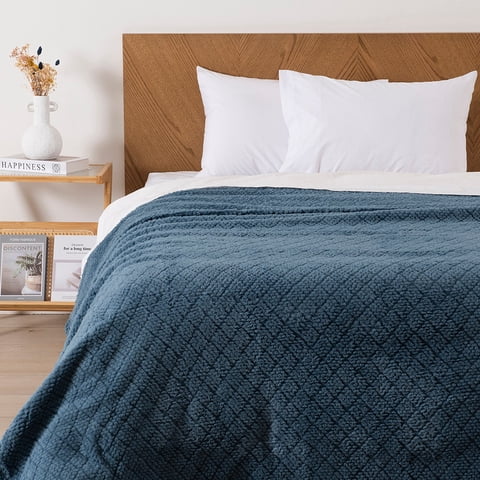 Mashini - Frazada Jqd Sh Atlantic King Azul