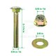 thumbnail image 4 of Polea tensora POSEAGLE para Husqvarna – Pack de 2 unidades 589766102, 4 of 9