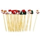 thumbnail image 1 of 100 Selecciones De Cócteles Navideños De 4,7 Pulgadas, Selecciones De Aperitivos Para Bebidas Tipo Sándwich, Barbacoa, 1 of 3