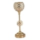 thumbnail image 1 of Candelero Con Flor De Cristal Dorado Candelero De Regalo Para Amigos M, 1 of 5