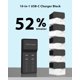 thumbnail image 3 of Bloque de cargador USB C, estación de carga USB-C de 10 puertos, 50 W, 3 of 6