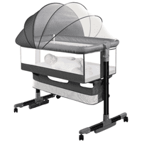 Cuna Moises Bebé - Cuna Moises Bebe Con Colchon Y Mosquitero 4 Modos Liso