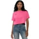 thumbnail image 1 of Polera Mujer Fun Manga Corta Crop Fucsia Corona, 1 of 5