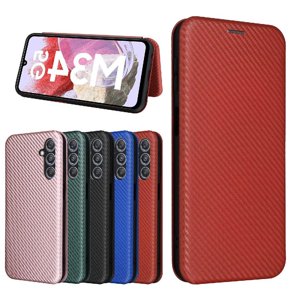 Funda Flip Para Foxdock Samsung Galaxy M34 5G - Funda Magnética De Negocios, Funda Protectora Delgada