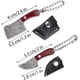 thumbnail image 2 of Juego de 2 mini cuchillos de bolsillo, cortador de cajas, cuchillo pequeño de Damasco, cuchillo de carnicero para acampar al aire libre., 2 of 7