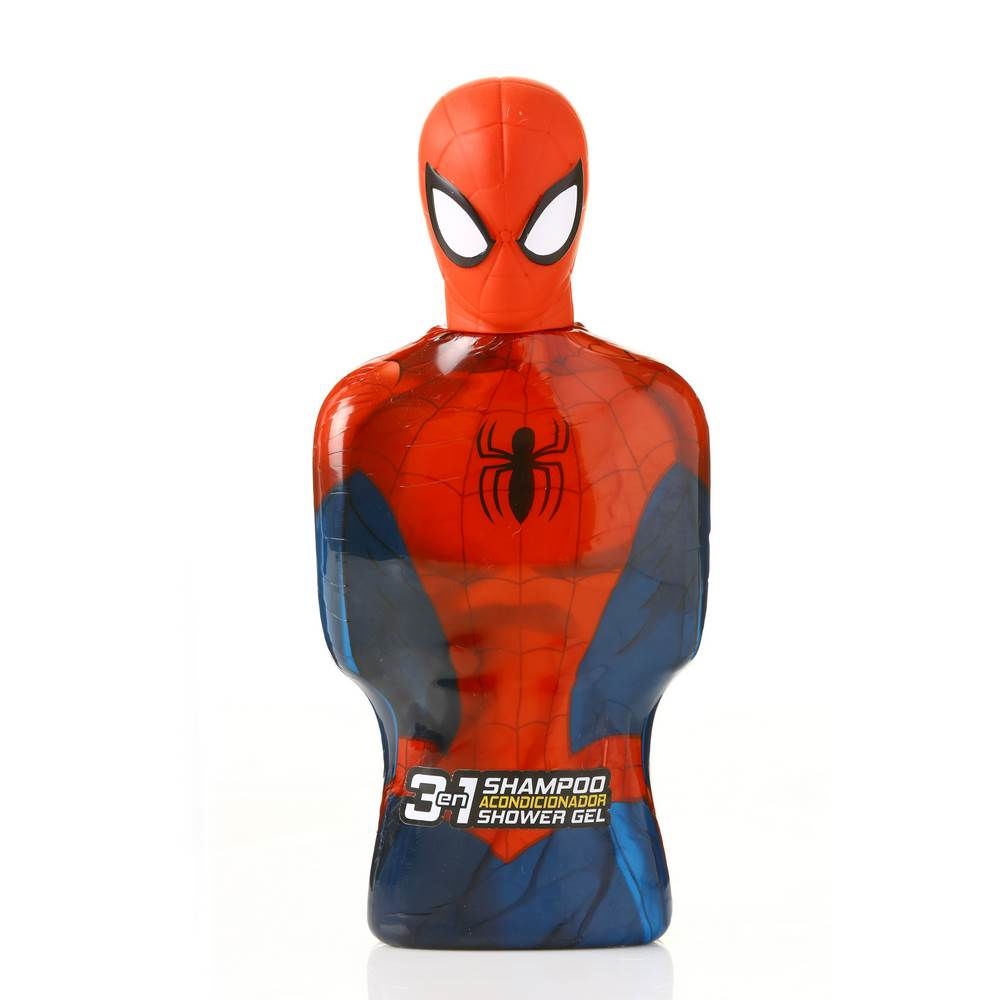 Shampoo + Acondicionador + Shower Gel Spiderman 3 En 1 300 ml Gelatti