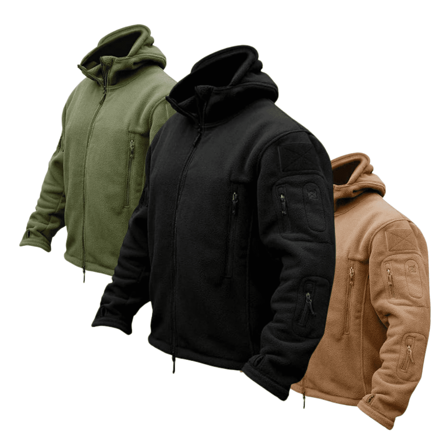 Genérico - Polar Chaqueta Polerón Micropolar Táctico Invierno