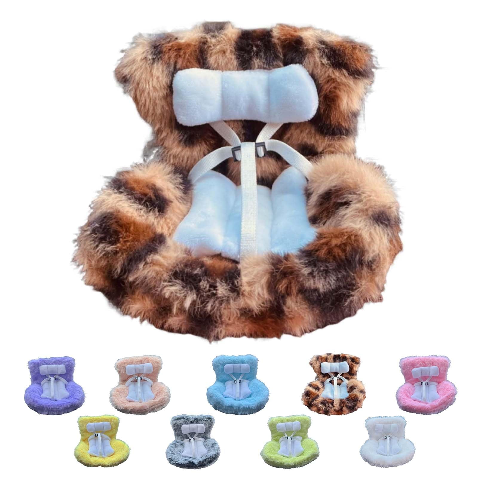 Genérico - Asiento De Coche Para Muñecas, Decoración De Coche Con Cojín Suave Y Peludo