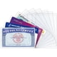 thumbnail image 1 of 10 fundas protectoras para tarjetas de la Seguridad Social, fundas protectoras para tarjetas de Medicare, fundas de plástico transparente suave de 31 milésimas, protector impermeable para tarjetas SSN, 1 of 7