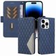 thumbnail image 2 of Funda Cartera para iPhone 14 Pro con Tarjetero Soporte y Correa Azul, 2 of 6