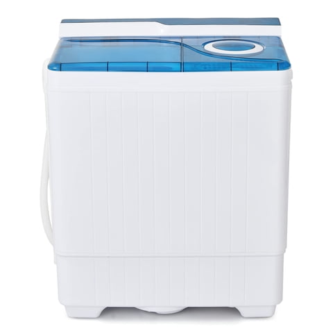Lavadora Portátil Costway Twin Tub 12 Kg Azul