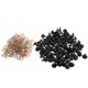 thumbnail image 1 of 100 Piezas De Plástico Negro Ojos De Seguridad Con Espaldas Para Oso Mu?eca DIY Craft 12mm, 1 of 5
