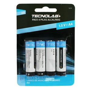 Tecnolab - Pack 4 Pilas Aa Alcalinas 2950Mah - Ps