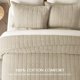 thumbnail image 2 of Juego de colcha EVERGRACEHOME King Pebble Khaki de algodón, 2 of 9