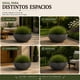 thumbnail image 5 of Macetero Plastico Semi Esfera Premium Diseño a Rayas S negro, 5 of 9