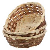 Oem - Pack 6 Cesta Panera Tejida Cesta De Pan Pascuas 17X6Cm