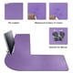 thumbnail image 5 of Tapete Para Escritorio En Forma De L 115 X 115 X 40 Cm Piel Sintética Pu Morado, 5 of 6