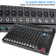 thumbnail image 3 of Mezclador de audio de estudio Depusheng DT12 de 12 canales con USB de 48 V, 3 of 9