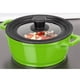 thumbnail image 3 of Tapa universal para ollas, sartenes y sartenes - Vidrio templado con borde de silicona resistente al calor. Compatible con utensilios de cocina de 16, 18 y 20 cm de diámetro., 3 of 8