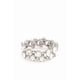 thumbnail image 5 of Pulsera Elástica CC Clothing Gota Con Piedras Brillantes Durazno, 5 of 5