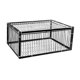 thumbnail image 2 of Jaula Para Pájaros Portátil De Metal Automática Para Loros Y Palomas Salvajes Con Tragaluz Y 4 Entradas., 2 of 5