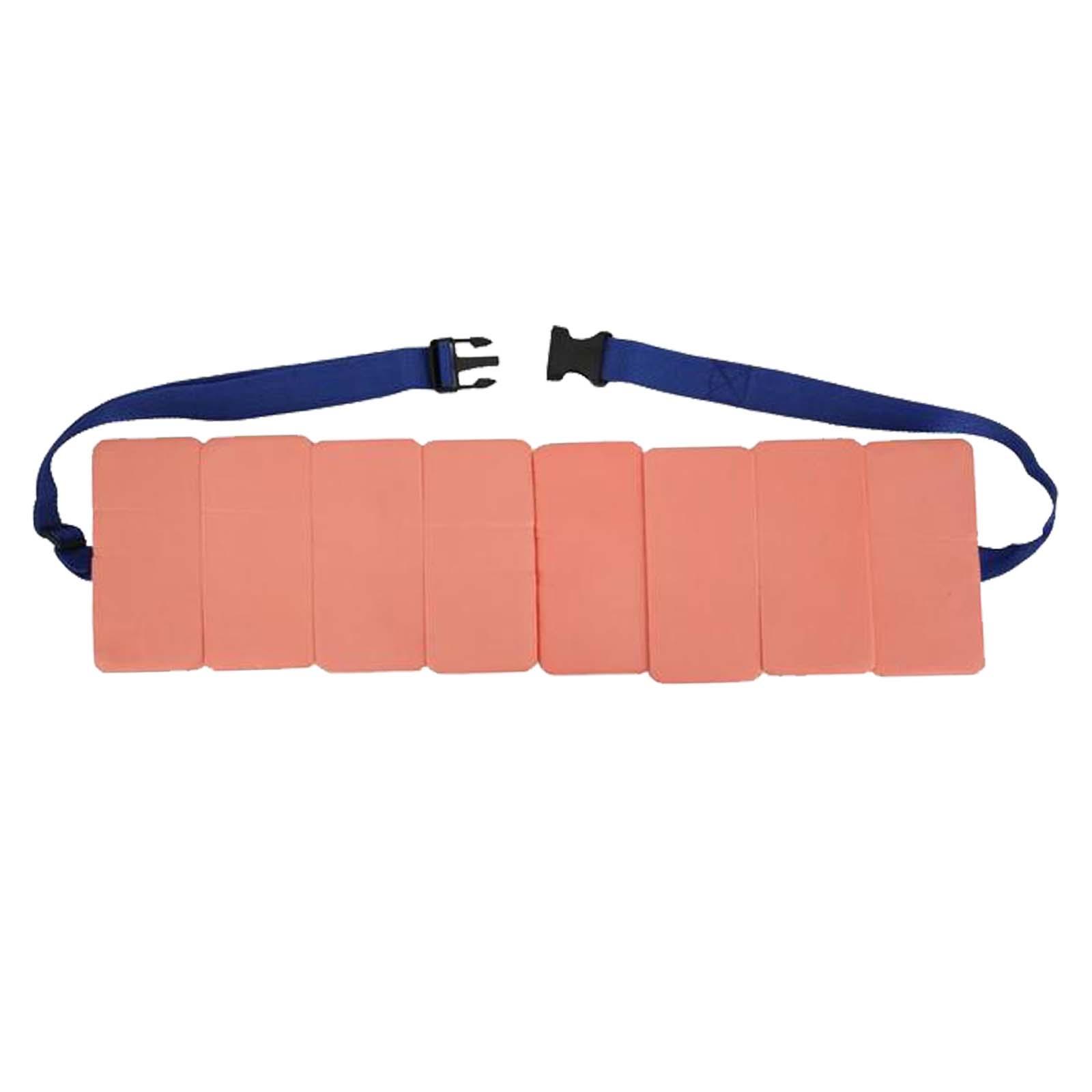 Ioensy - Cinturón De Natación Flotante De Cintura Eva De Seguridad Con Flotador Trasero Para Principiantes, Adultos, Niños, 8 Piezas, Tablas De 175 Cm