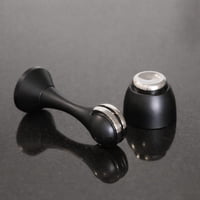 Tope De Puerta Magnético Safus De Acero Inoxidable Negro Antracita