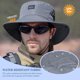 thumbnail image 3 of Sireck Fishing Hat, UPF50 Wide Brim Sun Hat for Men Women, 3 of 3