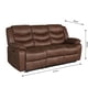 thumbnail image 2 of Juego Sofas Reclinables Domingo 3 Cuerpos + 2 Cuerpos +1 Cuerpo Poliester, 2 of 14