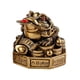 thumbnail image 3 of Amuleto De La Suerte, Rana De La Riqueza, Resina, Ranas De Dinero De La Suerte Para El Calentamiento De La Casa, Adornos De Bronce, 3 of 5